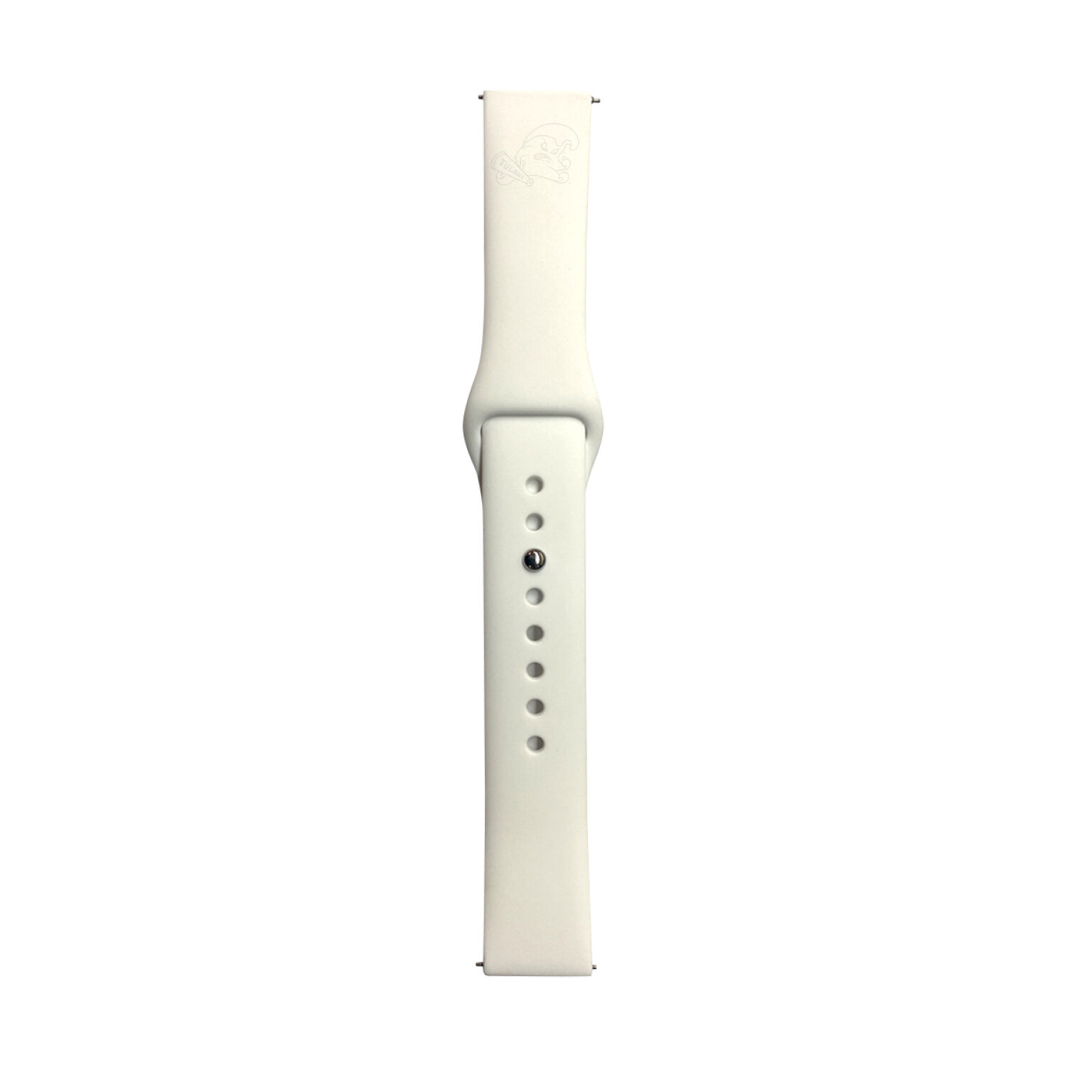 White Tulane Green Wave Samsung 22mm Watch Band