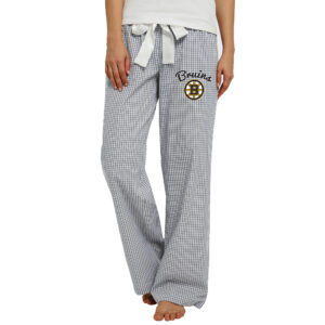 Women's Concepts Sport Gray/White Boston Bruins Tradition Woven Pants