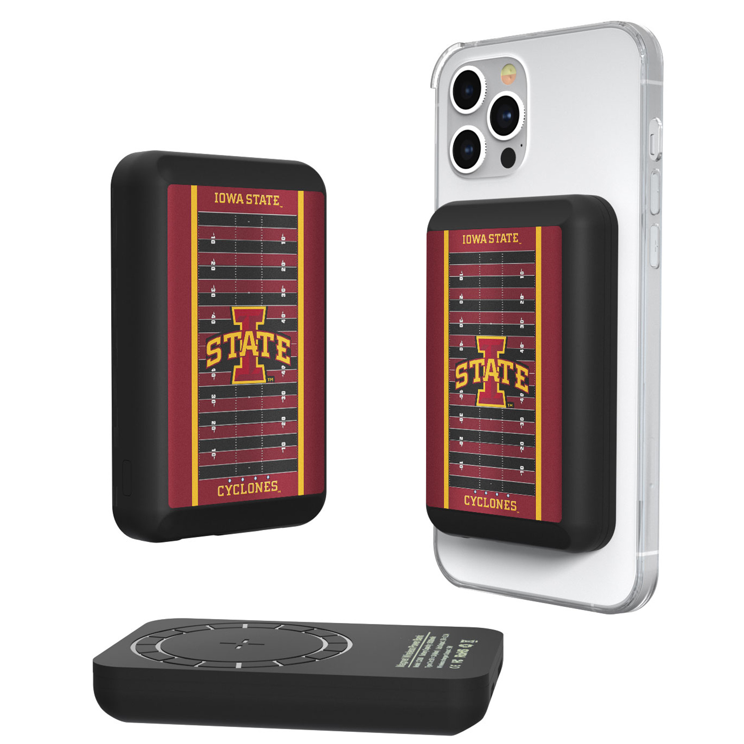 Iowa State Cyclones Field Wireless Power Bank - Image 5