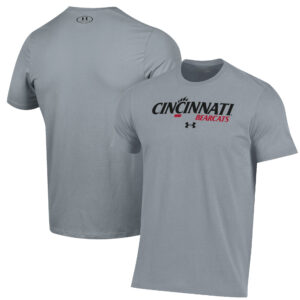 Men's Under Armour Gray Cincinnati Bearcats Primary Performance T-Shirt