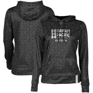 Women's Black Hawaii Pacific Sharks Education Pullover Hoodie