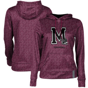 Women's Maroon Maryland Eastern Shore Hawks Grandma Pullover Hoodie