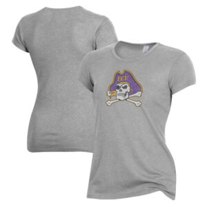 Women's Alternative Apparel Gray ECU Pirates Keepsake T-Shirt