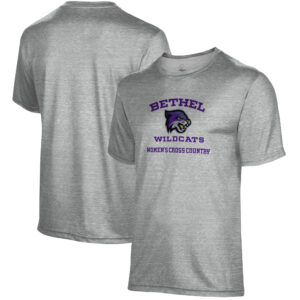 Men's Gray Bethel Wildcats Women's Cross Country Name Drop T-Shirt