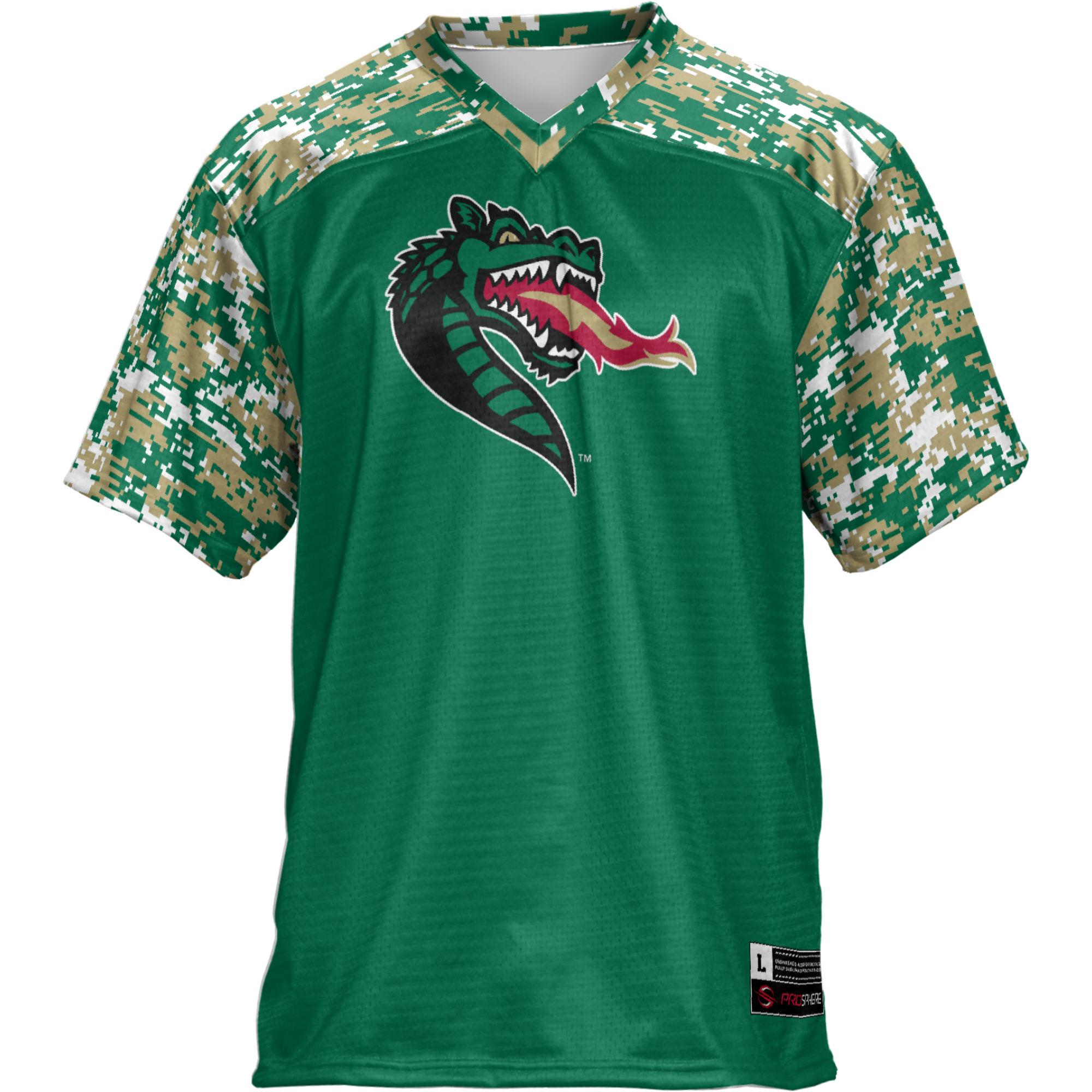 Men's GameDay Greats Green UAB Blazers Football Jersey - Image 6