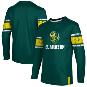 Men's Green Clarkson Golden Knights Long Sleeve T-Shirt