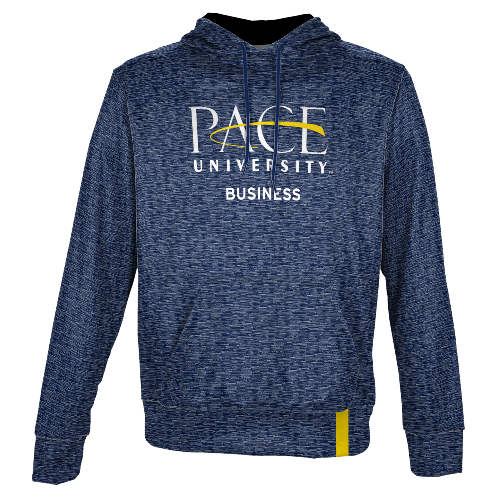 Men's ProSphere Blue Pace University Setters Business Name Drop Pullover Hoodie - Image 6