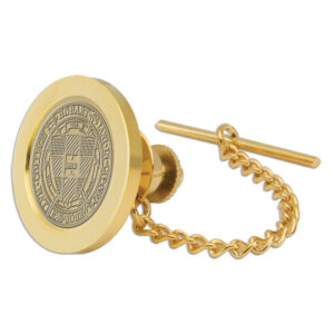 Men's Gold Hobart & William Smith Colleges Shield Logo Tie Tack/Lapel Pin