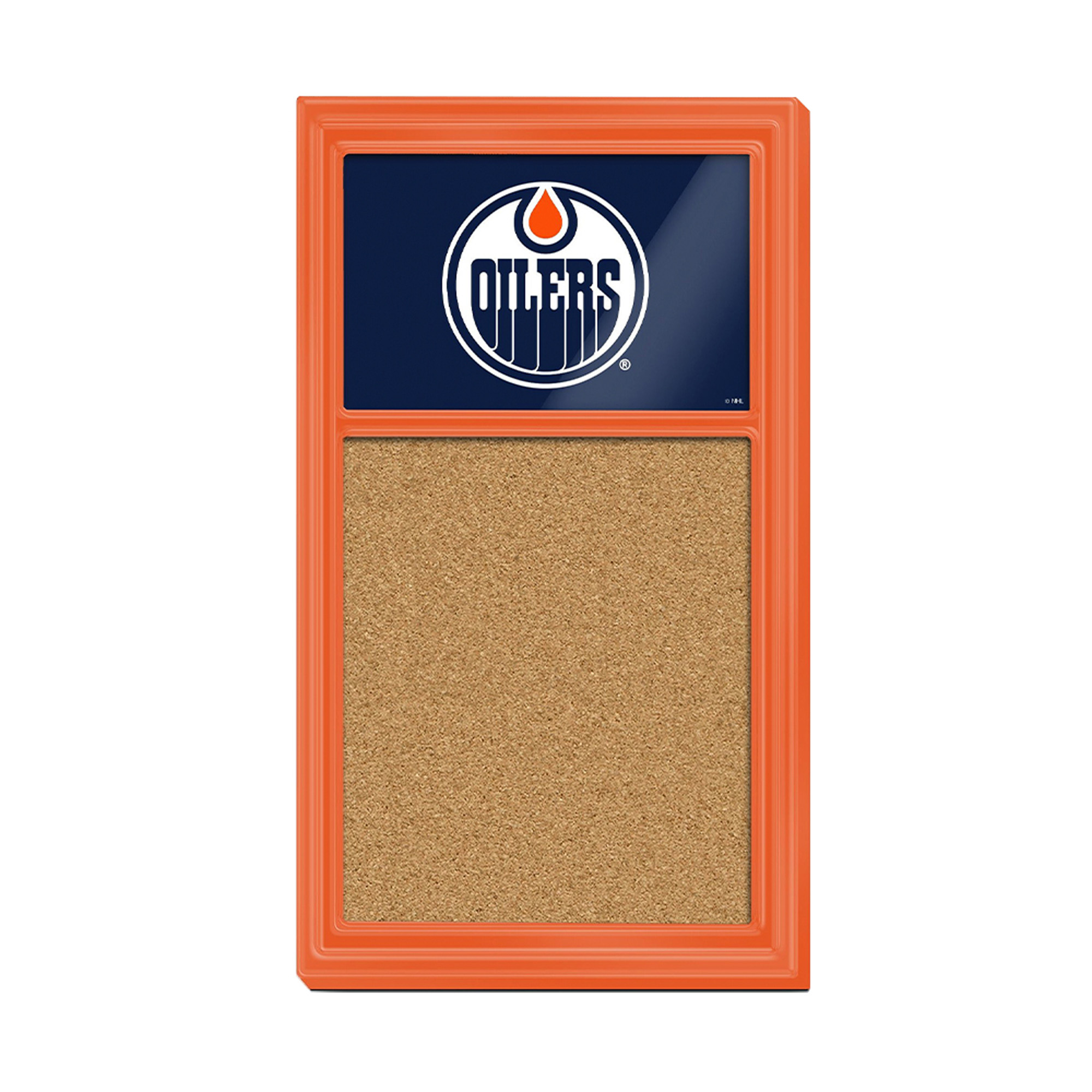 Edmonton Oilers 31'' x 17.5'' Cork Note Board