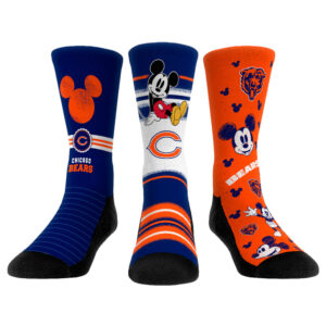 Youth Rock Em Socks Chicago Bears Disney Three-Pack Crew Socks Set