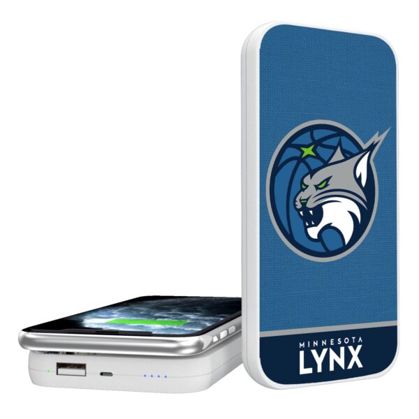 Minnesota Lynx Endzone Design 5000 mAh Legendary Design Wireless Power Bank