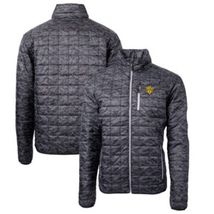 Cutter & Buck Black Missouri Tigers Primary Team Logo Rainier PrimaLoft Eco Insulated Printed Full-Zip Puffer Jacket