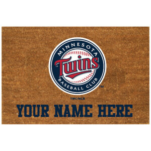 Minnesota Twins 19.5'' x 29.5'' Personalized Door Mat