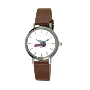 Women's Delaware State Hornets Plexus Brown Leather Watch