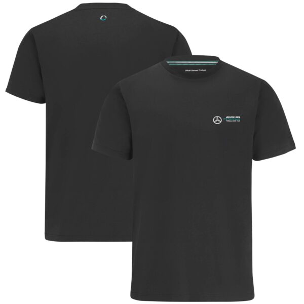 Mercedes AMG Petronas F1 Small Logo T-Shirt - Black - Unisex