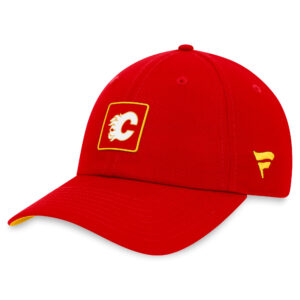 Men's Fanatics  Red Calgary Flames Authentic Pro Rink Adjustable Hat