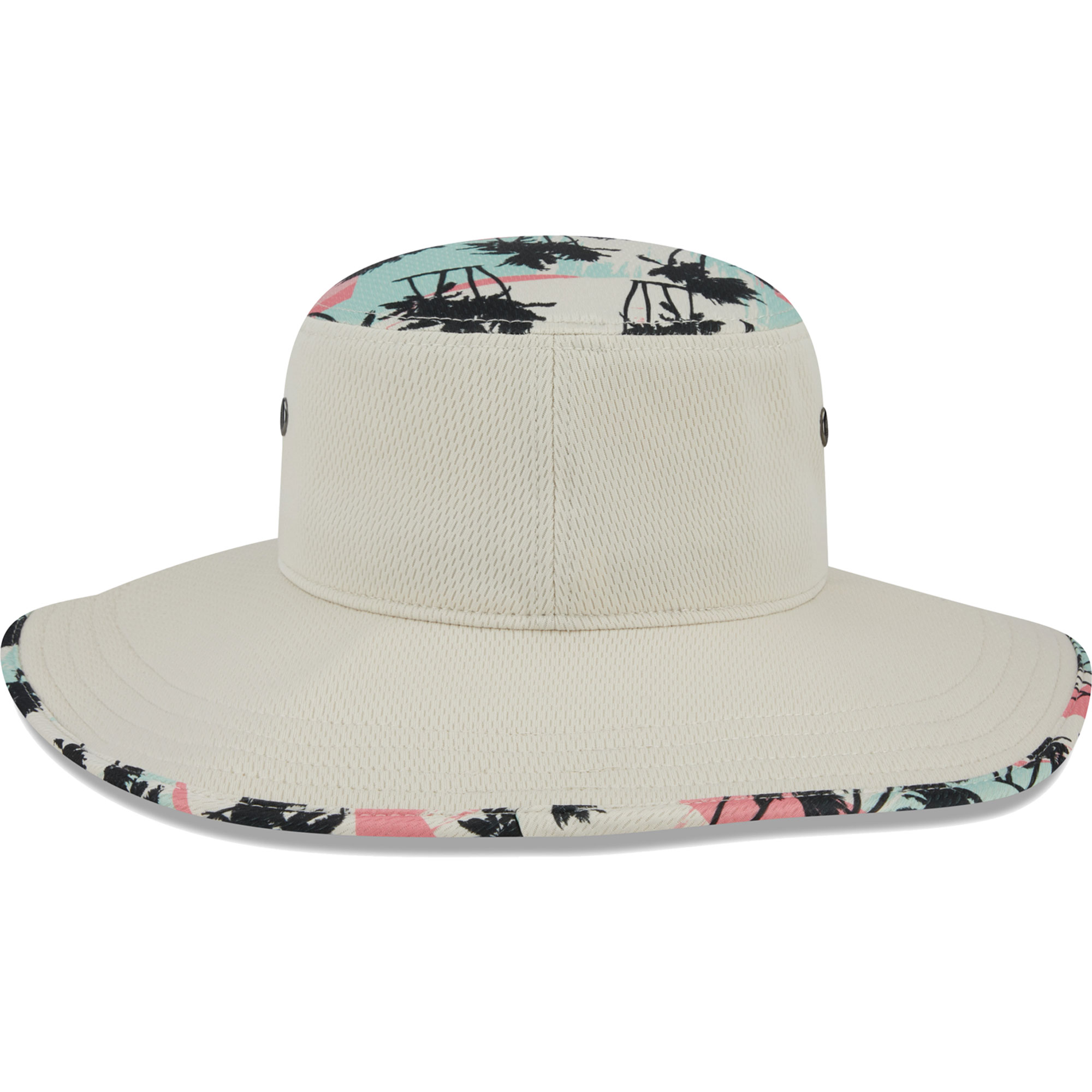 Men's New Era Natural Washington Nationals Retro Beachin' Bucket Hat - Image 9
