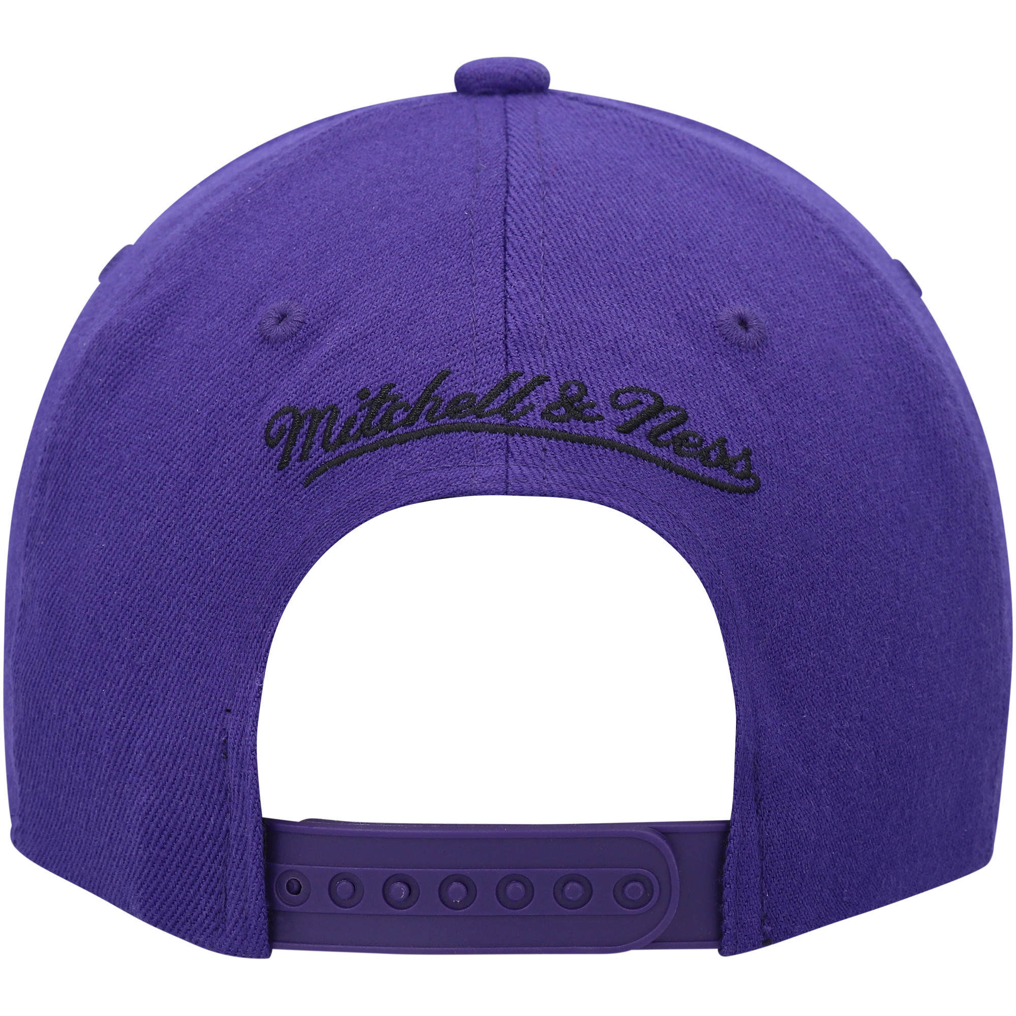 Men's Mitchell & Ness Purple/Black Sacramento Kings MVP Team Two-Tone 2.0 Stretch-Snapback Hat - Image 8