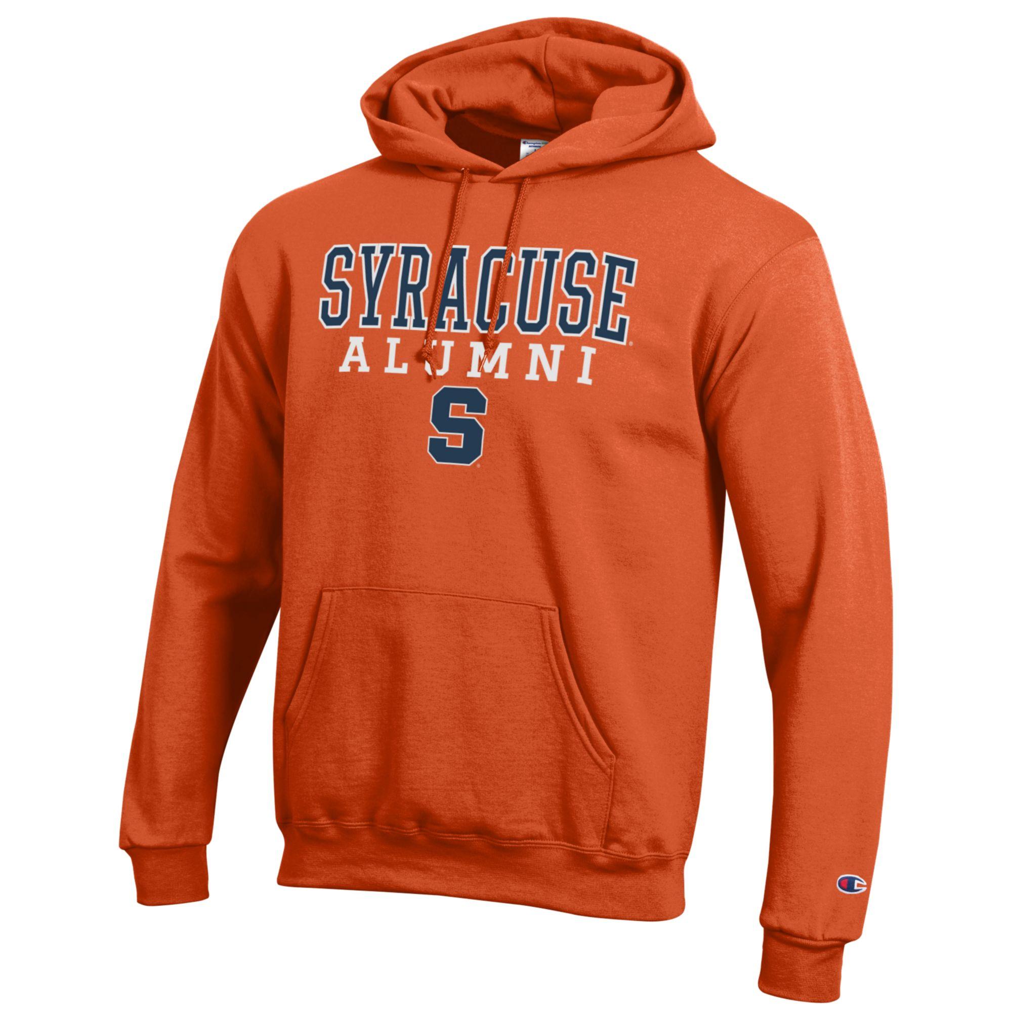 Men's Champion Orange Syracuse Orange Alumni Logo Stack Pullover Hoodie - Image 6