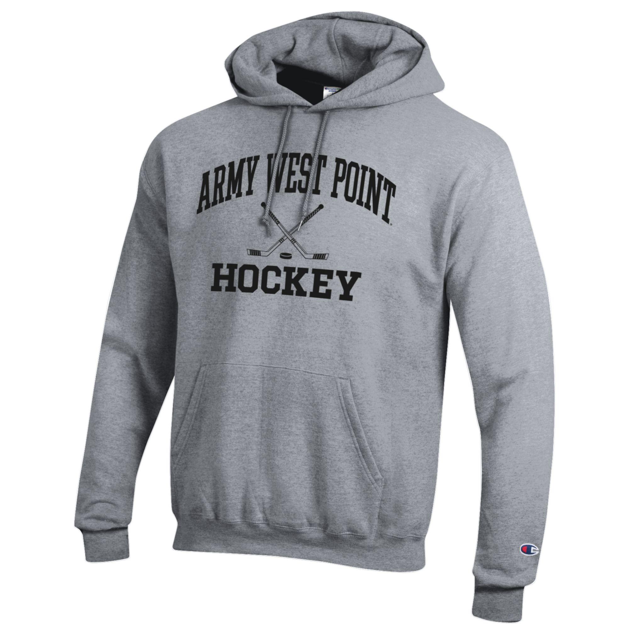 Men's Champion Gray Army Black Knights Hockey Icon Pullover Hoodie - Image 6