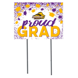 Emerson College Lions Class of 2023 18" x 24" Yard Sign