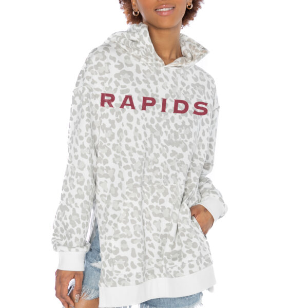 Women's Gameday Couture  White Colorado Rapids Oversized Side-Slit Pullover Hoodie