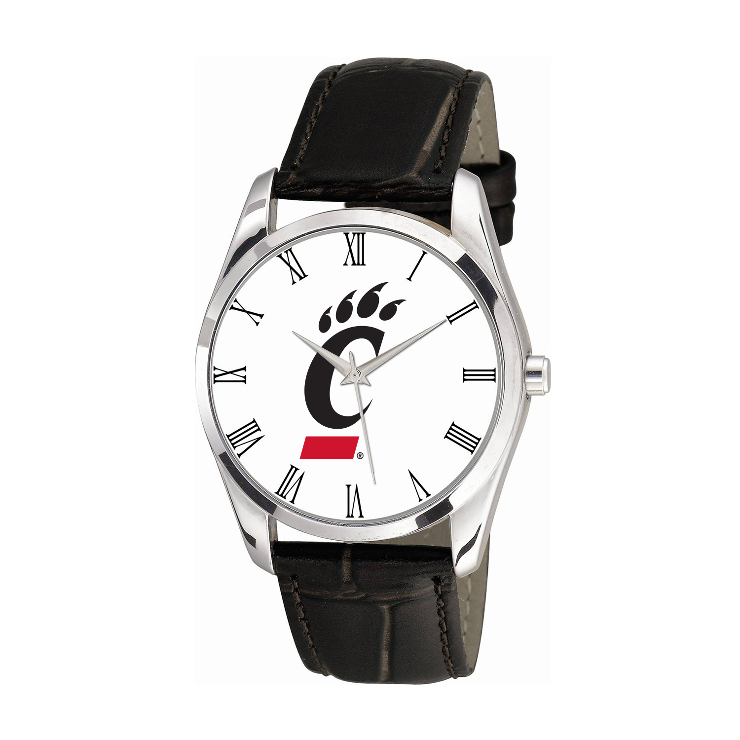 Women's Black Cincinnati Bearcats Berkeley Leather Watch