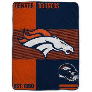 Pegasus  Denver Broncos 60" x 80" Sherpa Throw Blanket