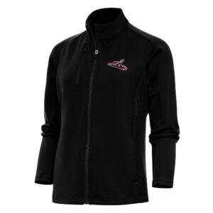 Women's Antigua  Black Richmond Flying Squirrels Generation Full-Zip Jacket