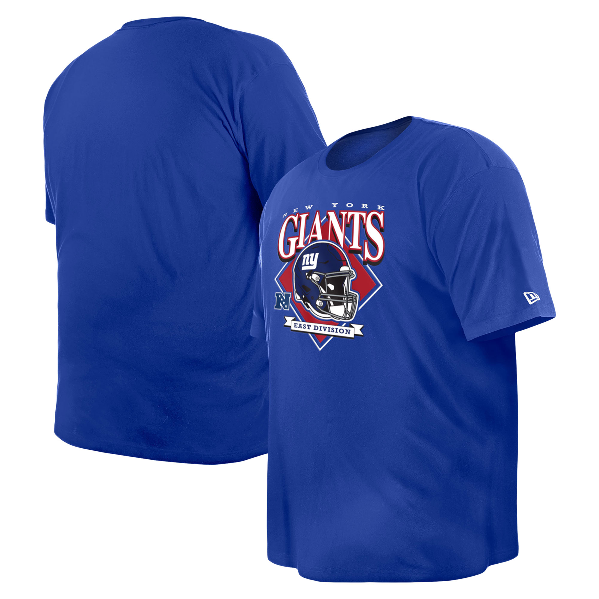 Men's New Era Royal New York Giants Big & Tall Helmet T-Shirt - Image 2