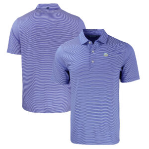 Men's Cutter & Buck  Blue Southern University Jaguars Big & Tall Forge Eco Double Stripe Stretch Recycled Polo