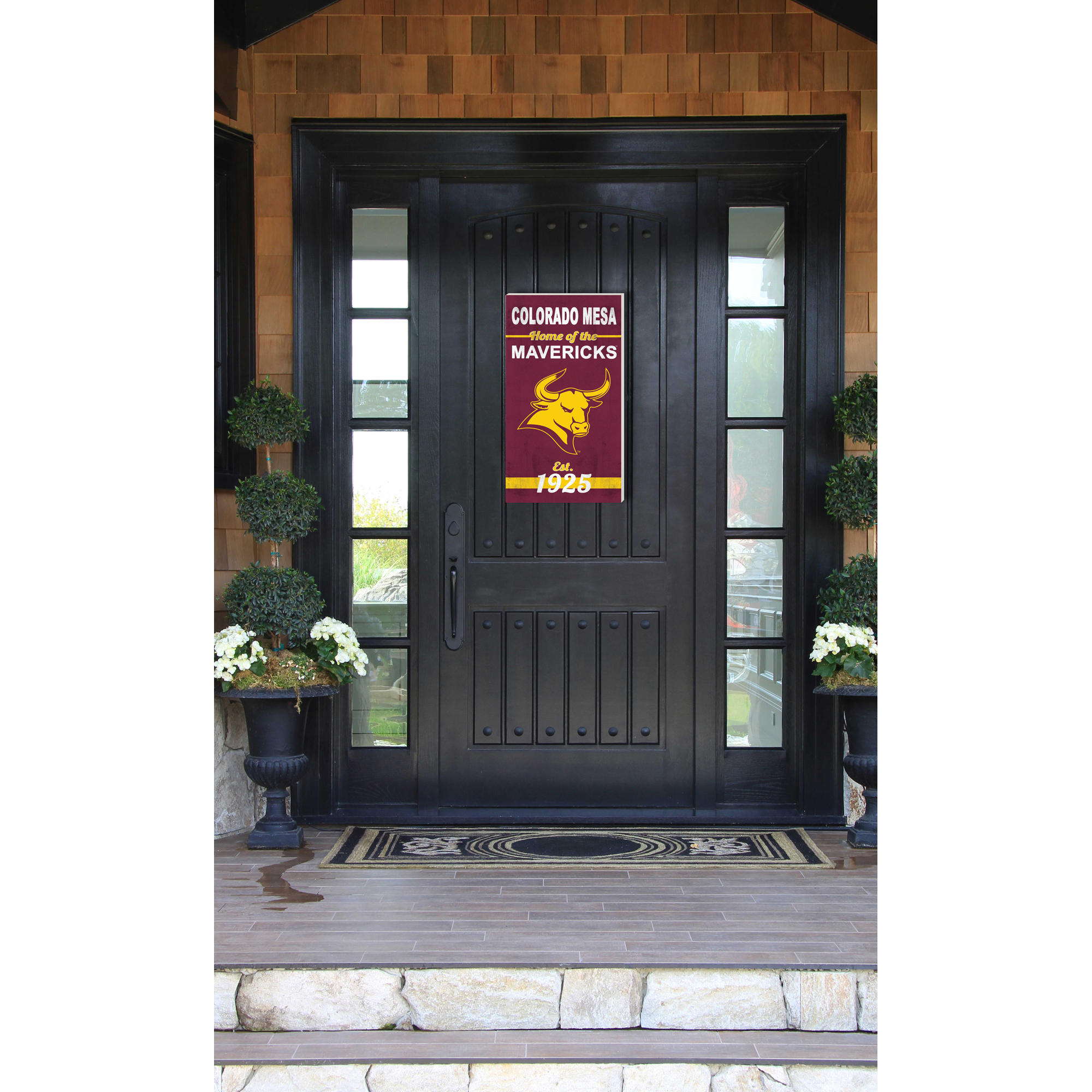 CMU Mavericks 11'' x 20'' Indoor/Outdoor Home Sign - Image 3