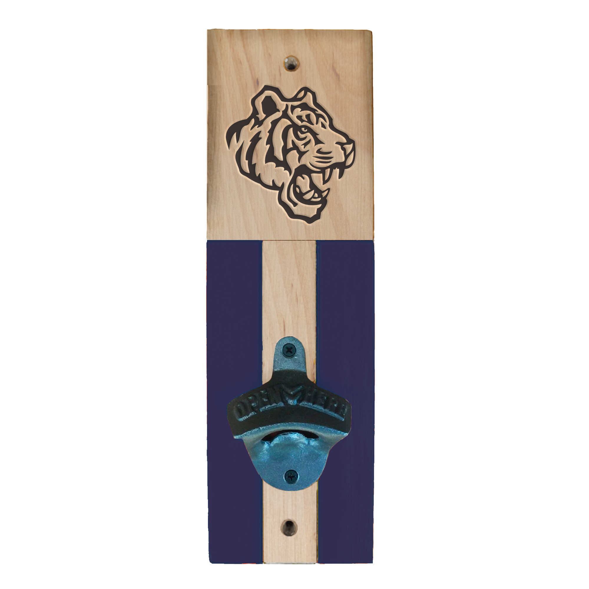 Savannah State Tigers 3.5" x 11.5" Wall Mounted Bottle Opener