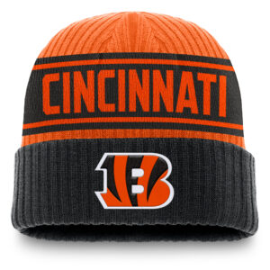 Men's Fanatics Orange/Black Cincinnati Bengals Penalty Cuffed Knit Hat