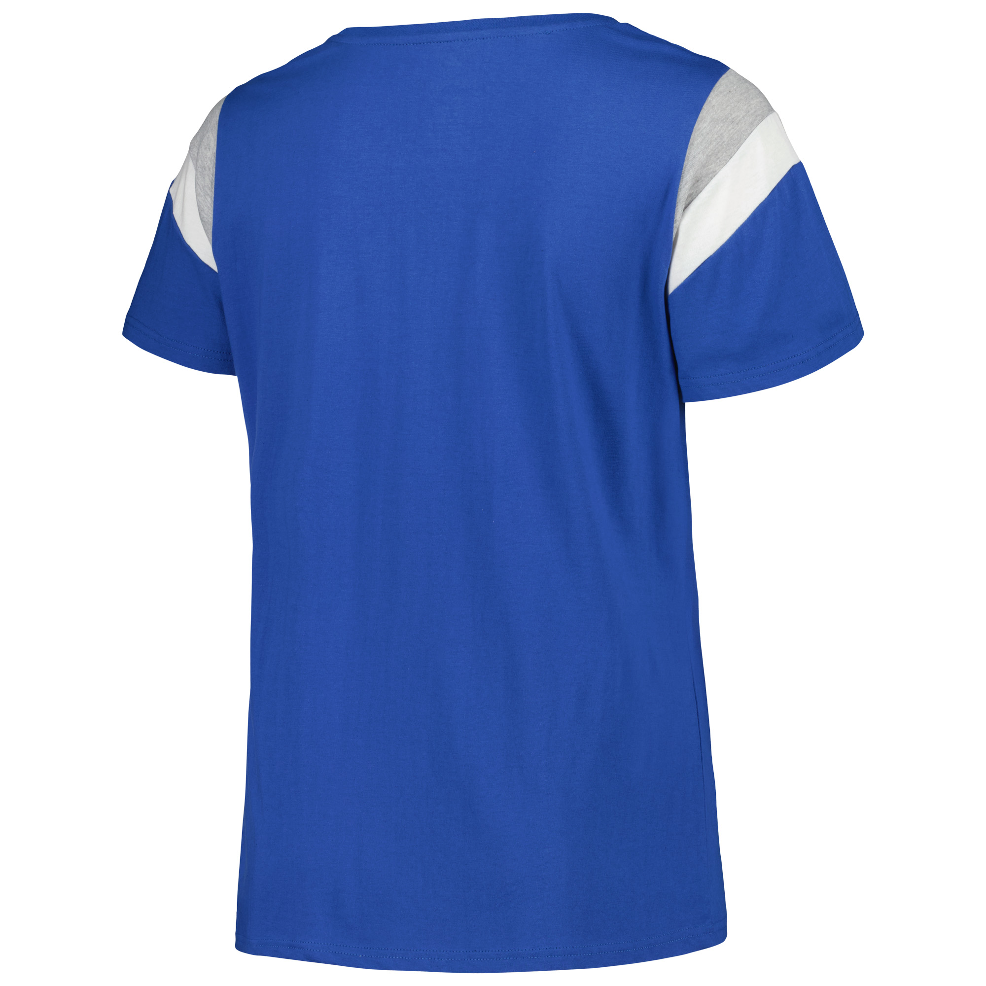 Women's Cutter & Buck Heather Gray New York Giants Throwback Logo Forge Blade V-Neck Polo - Image 4