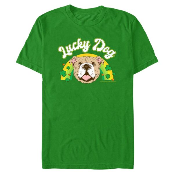 Men's Mad Engine Kelly Green A Dog's Purpose Lucky Dog St. Paddy's Day Graphic T-Shirt
