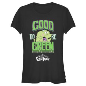 Women's Mad Engine Black The Grim Adventures of Billy and Mandy Good to Be Green St. Paddy's Day Graphic T-Shirt