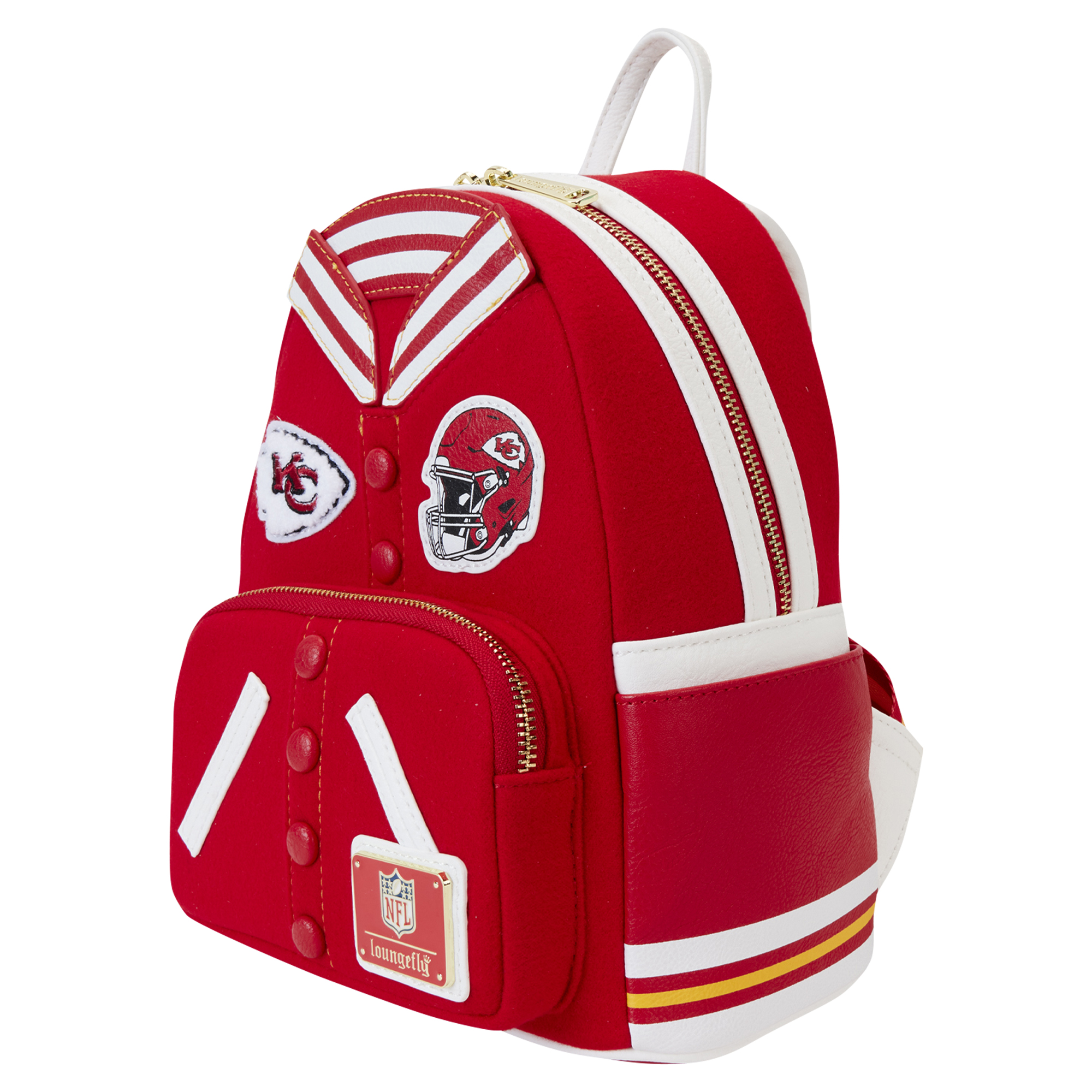 Loungefly Kansas City Chiefs Varsity Mini Backpack - Image 3