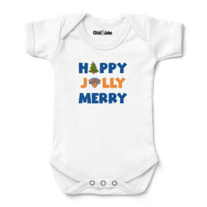 Newborn & Infant Chad & Jake White New York Knicks Jolly Christmas Bodysuit