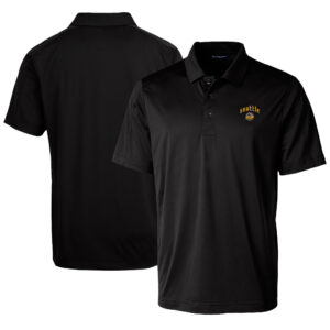 Men's Cutter & Buck  Black Seattle Mariners City Connect Prospect Textured Stretch Polo
