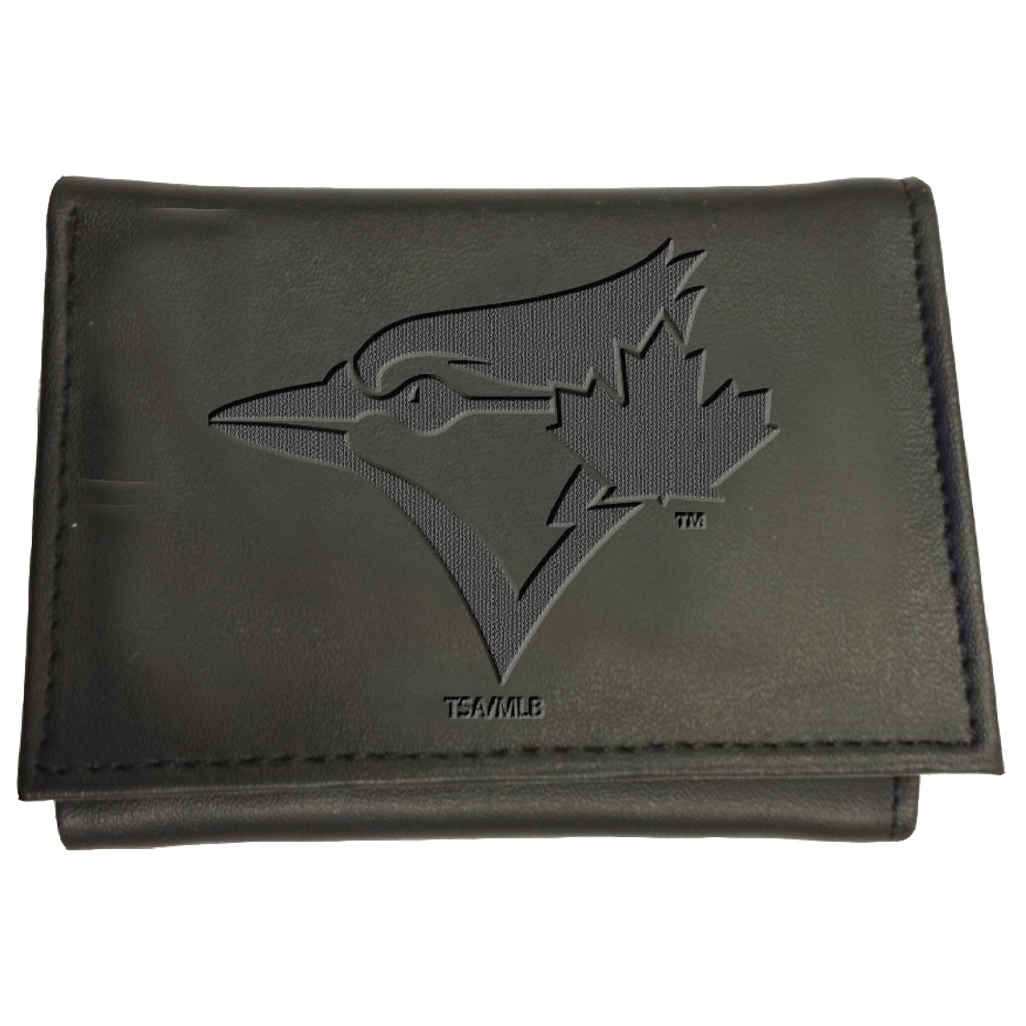 Black Toronto Blue Jays Hybrid Tri-Fold Wallet