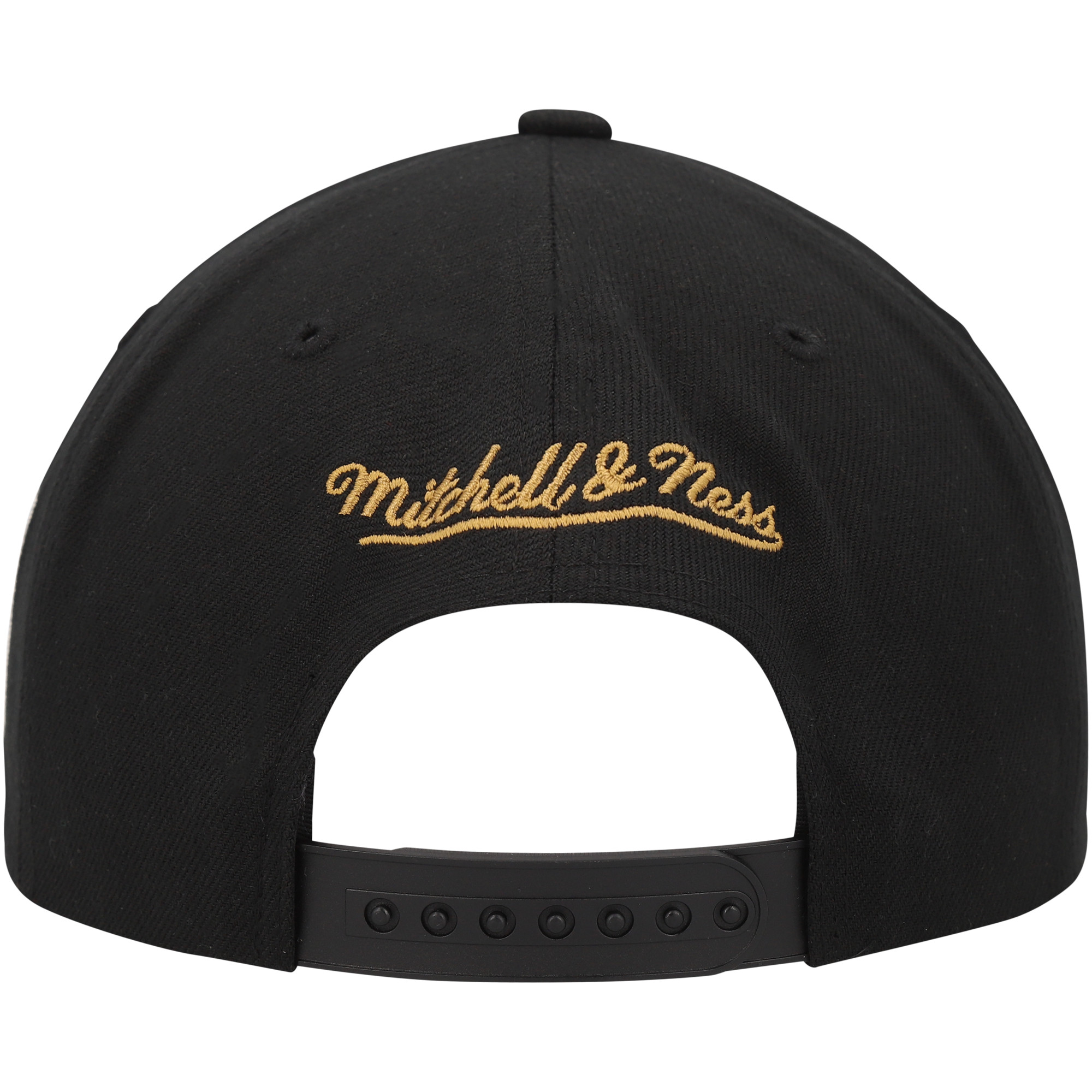 Men's Mitchell & Ness Black Vegas Golden Knights Core Team Script 2.0 Snapback Hat - Image 5