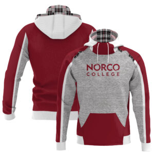 Men's ProSphere  Red Norco College Mustangs Scuba Neck Pullover Hoodie