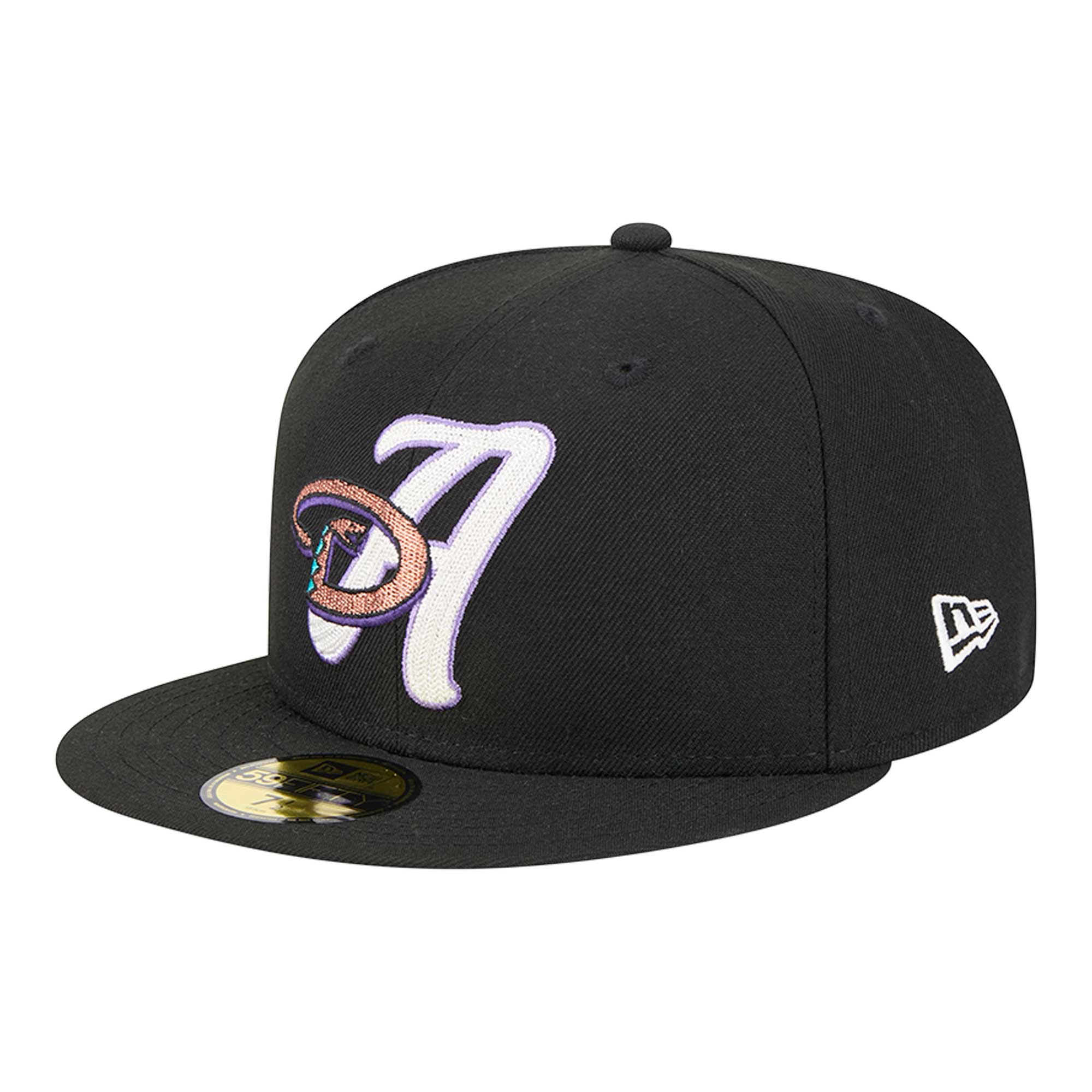 Men's New Era Black Arizona Diamondbacks Duo Logo 2.0 59FIFTY Fitted Hat
