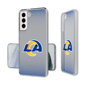 Los Angeles Rams Linen Logo Galaxy Clear Case