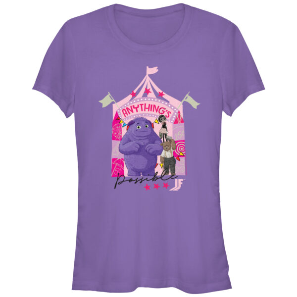 Women's Mad Engine  Purple IF Anything Is Possible Graphic T-Shirt