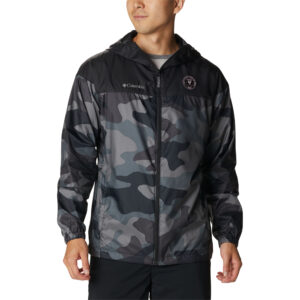 Men's Columbia Camo/Black Inter Miami CF Flash Challenger Windbreaker Jacket