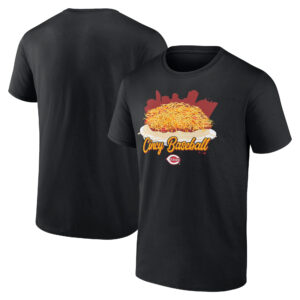 Men's  Black Cincinnati Reds Chili T-Shirt