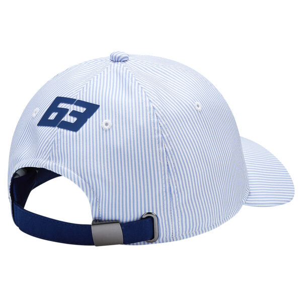 Men's George Russell Blue/White Mercedes-AMG Petronas F1 Team 2024 Monaco Grand Prix Adjustable Hat - Image 7