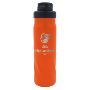 WinCraft  Baltimore Orioles 2024 MLB x Budweiser 20oz. Morgan Water Bottle